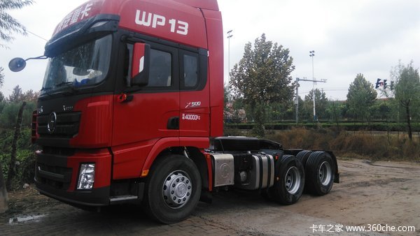 陕汽重卡 德龙X3000 轻量化版 500马力 6X2牵引车(后随动)(SX42584Y323)口碑
