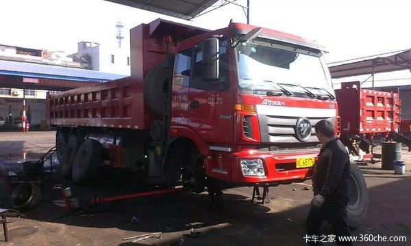 福田 欧曼ETX 9系重卡 375马力 8X4 8.2米自卸车(BJ3312DMPJF-S)口碑