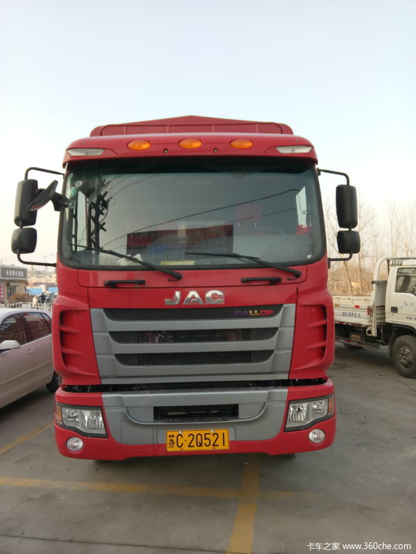 江淮 格尔发K3X重卡 290马力 8X4 9.5米排半厢式载货车(HFC5311XXYP2K4H45F)口碑